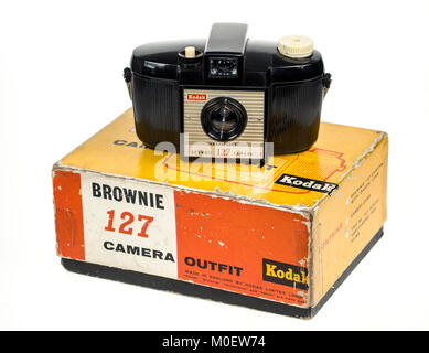 Kodak Brownie 127 Kamera Outfit Stockfoto