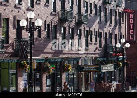 Pioneer Square Hotel, Seattle, Washington, USA Stockfoto