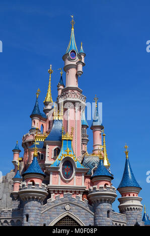 Disney Paris Schloss Stockfoto