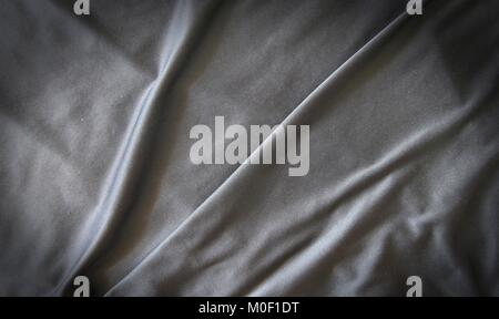 Schwarz gerillt Material Hintergrund oder Textur Stockfoto