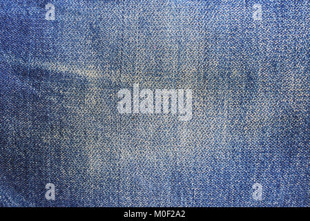 Jeans-Textur mit Nähten Stockfoto