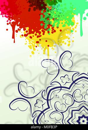 Zusammenfassung Hintergrund. Vektor-Illustration. Stock Vektor