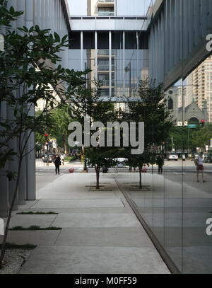 Poetry Foundation Chicago Plaza Stockfoto