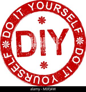 DIY (Do it yourself) Stempel. Stock Vektor