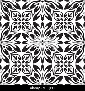 Nahtlose abstrakte Tribal Muster. Hand gezeichnet der ethnischen Struktur. Vector Illustration. Stock Vektor