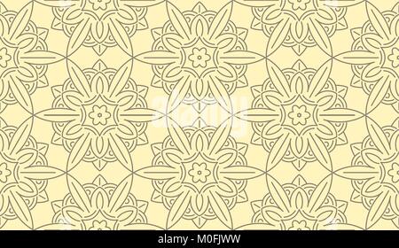 Nahtlose monochrome Blumenmuster (Vektor). Hand gezeichnet Floral Textur, dekorative Blumen. Stock Vektor