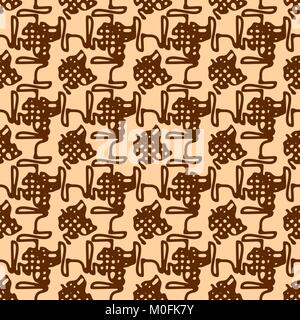 Abstract Grunge nahtlose Muster Stock Vektor