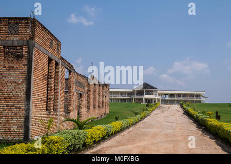 Ruanda, Murambi Völkermord Denkmal Stockfoto