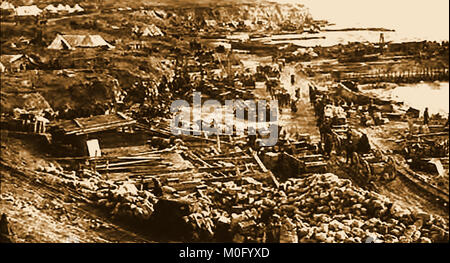 WWI Foto - Suvla oder Servia Bay Gallipoli. Zwei Tage vor der britischen und französischen Truppen im Ersten Weltkrieg evakuiert - ANZAC Stockfoto