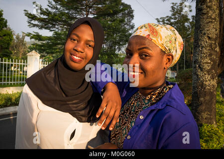 Ruanda, Gisenyi, Mädchen Stockfoto