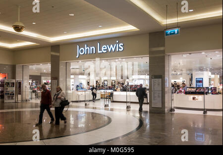 John Lewis Department Store in der intu Trafford Centre, Manchester. Stockfoto