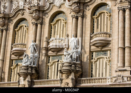 Gran Teatro de La Habana, Kuba Stockfoto