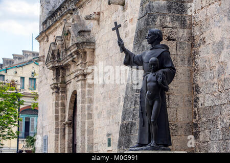 Die Kirche des Heiligen Franziskus von Assisi, die Altstadt von Havanna, Kuba Stockfoto