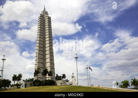 Jose Marti Memorial, Havanna, Kuba Stockfoto