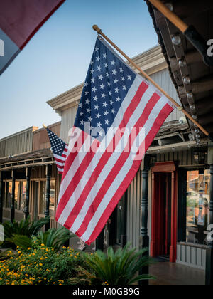 Stars and Stripes USA-Flagge, close-up Stockfoto