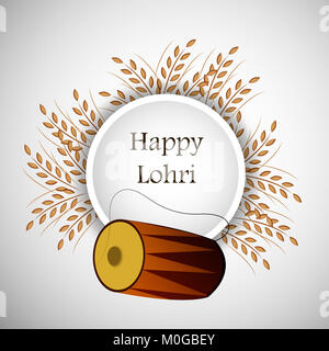 Abbildung: Hindu festival Lohri Hintergrund Stockfoto