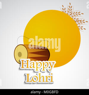 Abbildung: Hindu festival Lohri Hintergrund Stockfoto