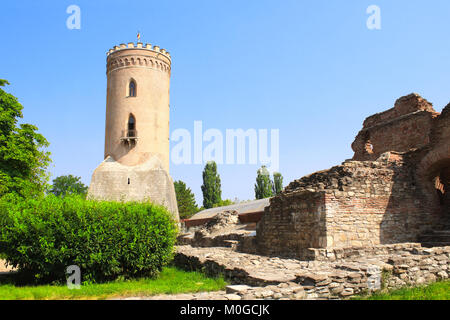 Chindia Turm und Ruinen des königlichen Hofes, Targoviste, Rumänien, Europa Stockfoto