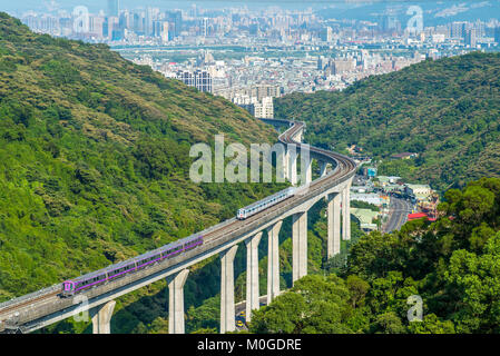 Taoyuan International Airport MRT Stockfoto