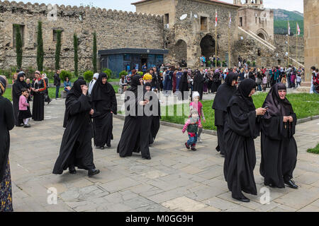 Svetitskhoveli Kathedrale im historischen und UNESCO-Weltkulturerbe der Stadt Mtskheta, Georgien, Osteuropa. Stockfoto