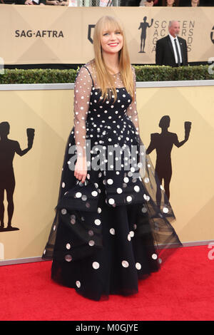 Los Angeles, CA, USA. Januar 2018, 21st. Emily Tarver bei den Annual Screen Actors Guild Awards 24th, die am 21. Januar 2018 im Shrine Auditorium in Los Angeles, Kalifornien, verliehen wurden. Quelle: Sadou / MediaPunch Stockfoto