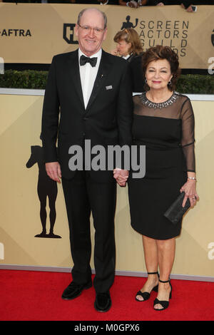 Los Angeles, Ca, USA. 21 Jan, 2018. Richard Jenkins, Sharon R. Friedrick Am 24. jährlichen Screen Actors Guild Awards im Shrine Auditorium in Los Angeles, Kalifornien am 21. Januar 2018. Credit: FSRetna/MediaPunch/Alamy leben Nachrichten Stockfoto