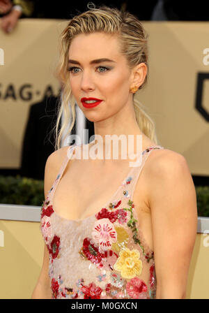 Los Angeles, CA, USA. Januar 2018. Vanessa Kirby. 24th Annual Screen Actors Guild Awards, die im Shrine Auditorium in Los Angeles stattfinden. Foto: AdMedia Stockfoto