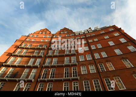 Villen der Albert Hall, Kensington Gore, Kensington und Chelsea, London, Vereinigtes Königreich Stockfoto