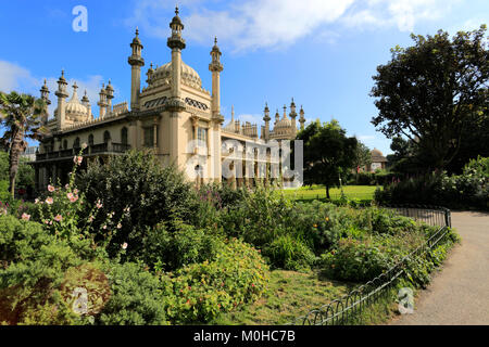 Die reich verzierten Brighton Pavillon, Brighton & Hove, Sussex, England, Großbritannien Stockfoto