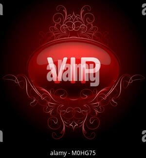 VIP-Design. Vector Illustration. Stock Vektor