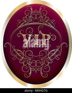 Abstrakte vip-Design. Vector Illustration. Stock Vektor