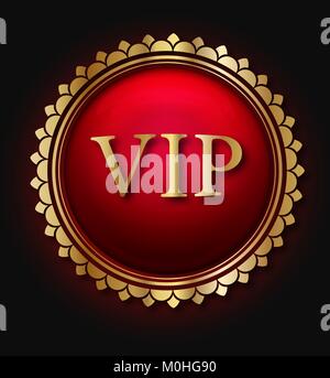 VIP-Design. Vector Illustration. Stock Vektor