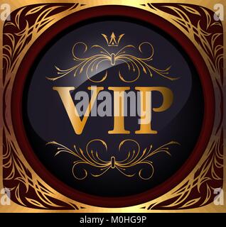 VIP-Design. Vector Illustration. Stock Vektor