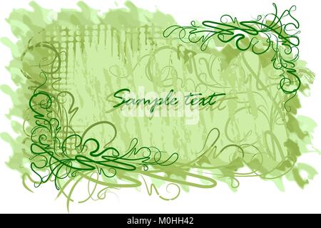 Dekorative Blumen Hintergrund. Stock Vektor