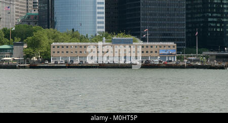 Die Vereinigte Staaten Küstenwache National Maritime Center, Battery Park Building, 1 South Street, Lower Manhattan, New York City, New York State, USA. Stockfoto
