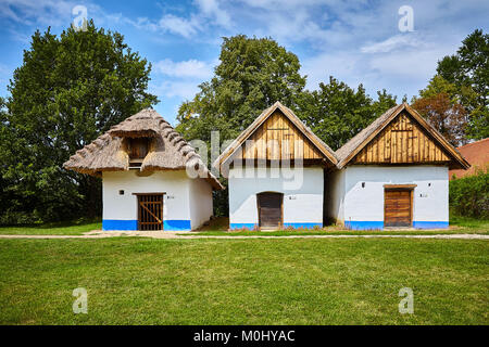 Strážnice, Tschechische Republik. 20. August 2017. Open-air Museum der Süd-östlich Mährischen Dorf (Muzeum vesnice jihovýchodní Moravy), Strážnice, Czec Stockfoto