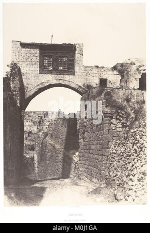 Jérusalem, Arc de l'Ecce-Homo MET DP 131294 Stockfoto