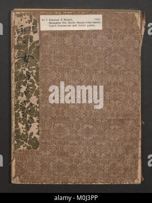 Sanjūrokkasen nishikizuri Onna-Höflinge und Seeigel, frontispiz für das album Brocade Drucke des 36 Poetesses MET JIB 5 001 Stockfoto