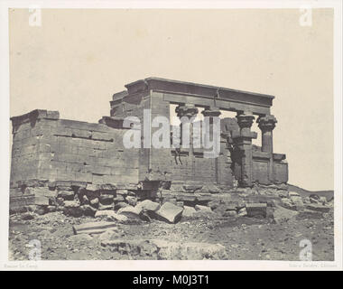 Nubie. Temple de Déböd. Parembole de l'itinéraire d'Antonin MET DP 116190 Stockfoto