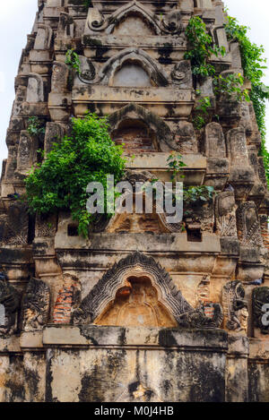 Asien, Thailand, Sukhothai Historical Park, Wat Si Sawai Tempel Stockfoto