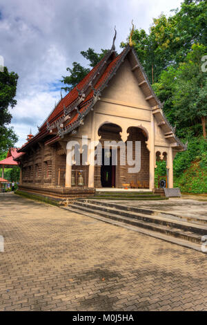 Asien, Thailand, Chang Saen, Sop Ruak, Wat Phra That Pukhao Tempel Stockfoto