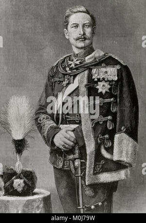 Wilhelm II. (Wilhelm II.) (Friedrich Wilhelm Viktor Albert) (Potsdam Stockfoto