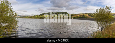 Blick über die llwyn - am Stausee in der Nähe von Merthyr Tydfil, Mid Glamorgan, Wales, Großbritannien Stockfoto