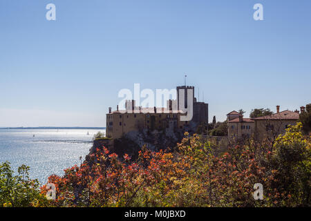 Das Schloss von Duino Festung, Friaul Julisch Venetien, Italien Stockfoto