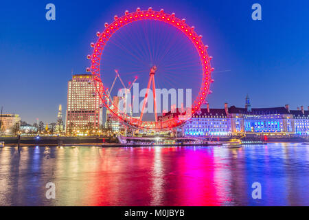 London Eye Millennium Wheel. Stockfoto