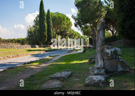 Rom, Italien. Via Appia Antica. Stockfoto