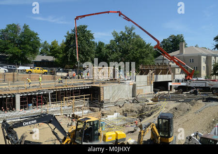 Bau am Trinity Horizonte, bezahlbare Wohnungen. Stockfoto