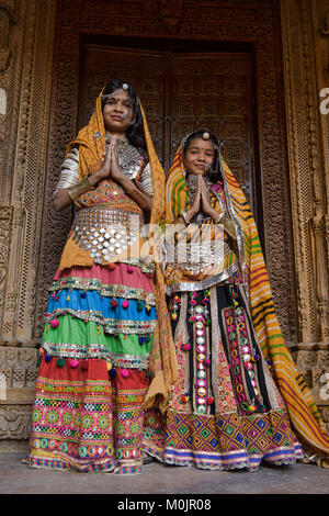 Rajasthani Schönheiten, Jaisalmer, Rajasthan, Indien Stockfoto