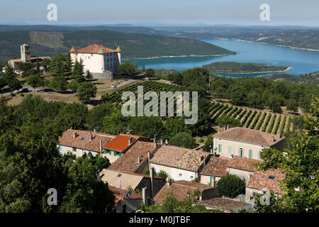 Aiguines, Le Verdon, Gorges du Verdon, Département Alpes-de-Haute-Provence, Frankreich Stockfoto