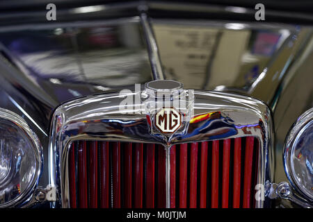 Vorderseite MG TB 1939 Detail Stockfoto